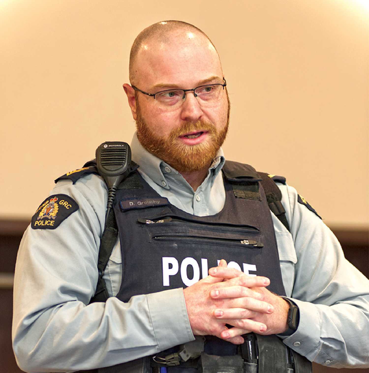 <b>RCMP detachments combine resources</b> Sgt. Damien Grouchy explains how an amalgamation between the Moosomin and Broadview RCMP Detachments will address the current shortage of members.